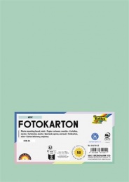 Dekorkarton, A4, 300 g, 50 lap, FOLIA, menta