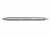 Golyóstoll, 0,32 mm, nyomógombos, ezüst tolltest, PILOT "Acro 1000", kék